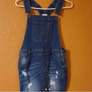 Cute overall jean skirt